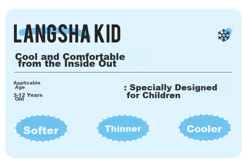 LangSha Children's Underwear, Boys' Boxer Briefs, Summer Ice Silk Thin Style, Youth Four-Corner Mesh Antibacterial Seamless Underpants, Size 165 1