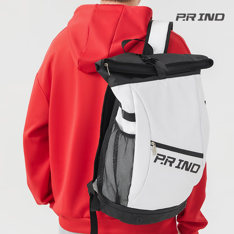 Purui Badminton Bag Large Capacity Independent Shoe Compartment Multi-Compartment Storage Layout Practicality Strong Backpack Jinguo White