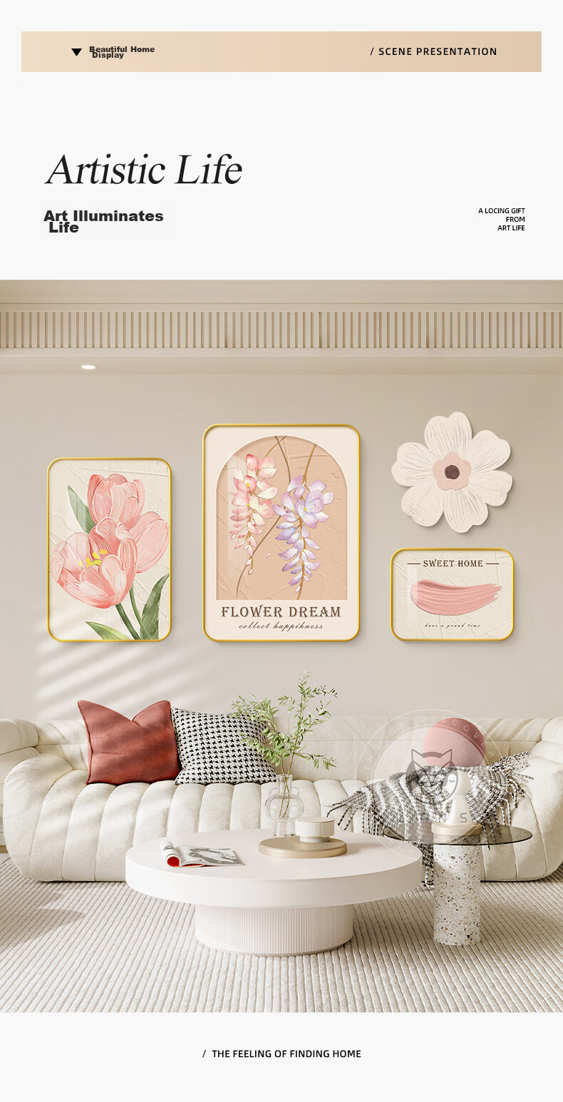 Haojiubujian, Ancient-Style Cloud Living Room Wall Clock, High-End Artistic Multi-Layer Three-Dimensional Clock, 2026 New Model Timepiece 8