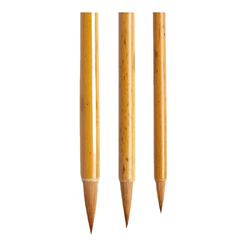 Liupintang Wolf Hair Brush Wang Xizhi's Handwritten Calligraphy, Professional-Grade Ancient-Style Medium Regular Script And Running Script, Small [True Non-Breaking And Non-Shedding]