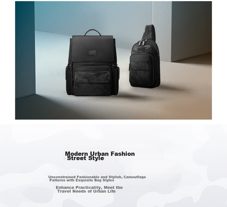 Xinxiuli Shoulder Crossbody Bag, Casual Bag, Travel Bag, Fashionable Trendy Men's NV2*09005, Black 3
