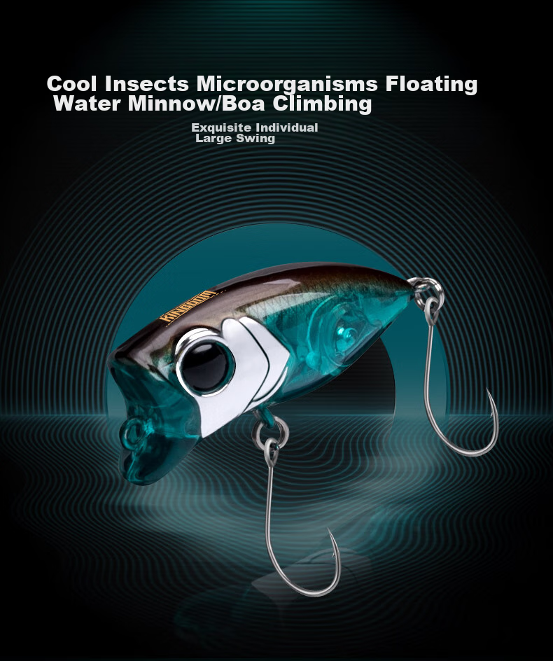 Guowangluya Lure Bait, Shock Bait, Floating Minnow Micro Lure, Artificial Bait, Noise Lipstick Eye, Small Croaker M11 1