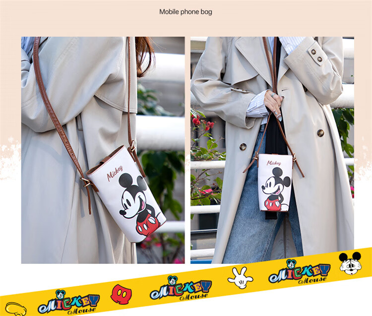 Disney Donald Duck Phone Bag Crossbody Bag for Women, Mini Bucket Bag, Birthday Gift for Wome 11