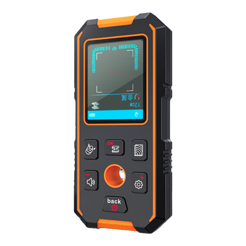 Jingmingshu NF-513S Kit Wall Detector, Metal Rebar And Wire Detector, Three-In with Laser Ranging Functio