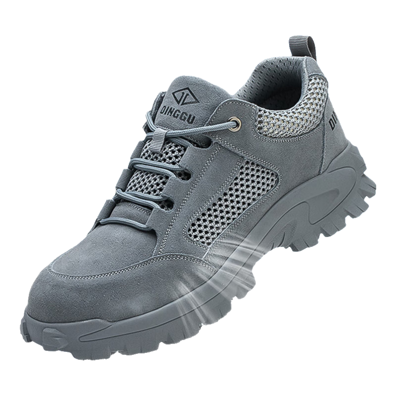 Dinggu Safety Shoes for Men, All-Season Construction Site Anti-Odor Electrician Insulated Steel Toe Anti-Smashing Anti-Puncture F506huiW41