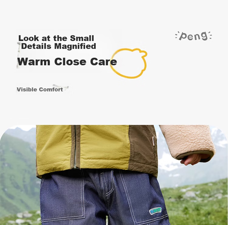 Ciciibear [Faux Denim down Pants] Ciciibear Children's down Pants for Boys, Winter Outer Wear, Girls' Baby Warm Trousers 10