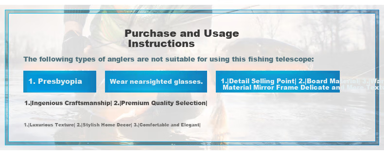 Baixiaoshe Fishing Binoculars High Magnification Glasses for Float Viewing, Suitable for Both Men And Wome 1