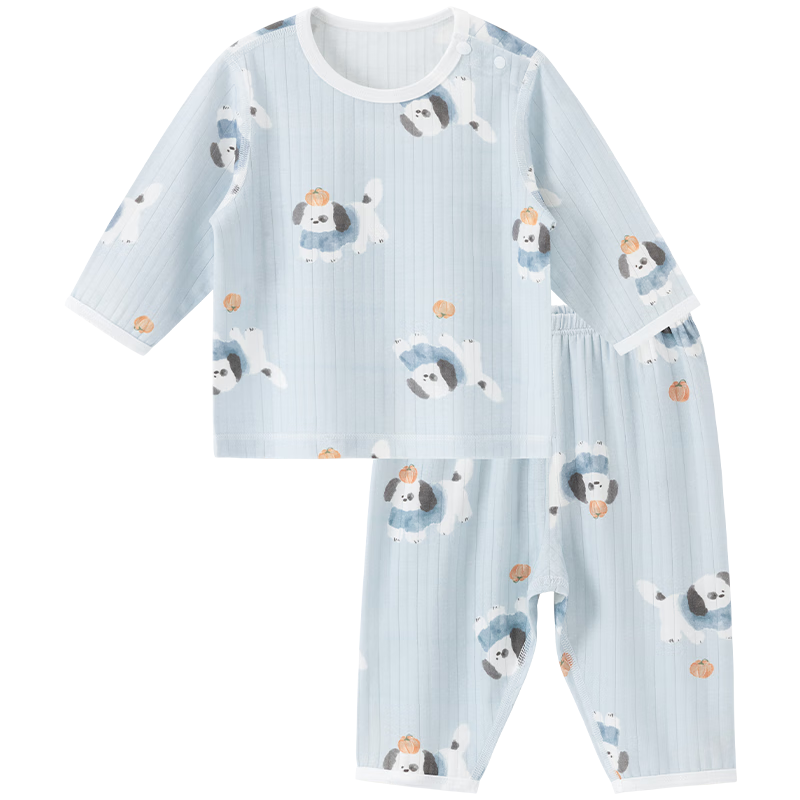Guaiqixiong Baby Boy And Girl Underwear Set, Home Wear Clothes, Infant Two-Piece Spring And Summer Thin Set, Spring And Autumn Pajamas for Childre
