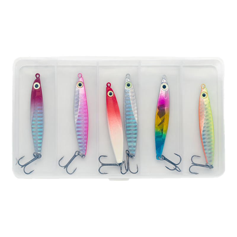 Wei Lianmeng 7g 6-Pack Lead Fish Iron Plate Long-Distance Casting Iron Plate Lure Full-Swimming Layer Lure Imitation Flash Fish Bait Fishing Tackle