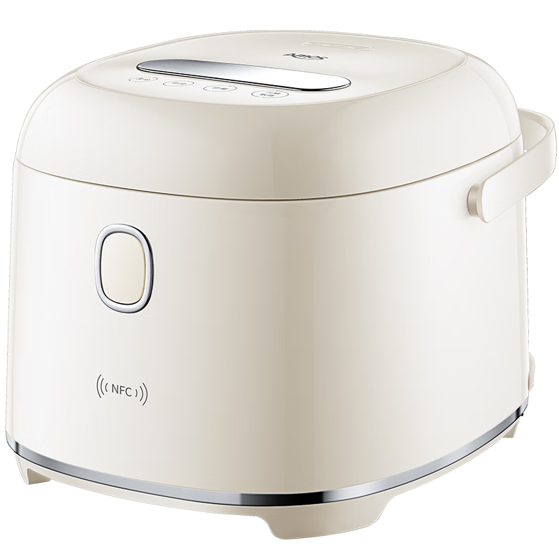 Amos Pure Titanium Household Baby-Safe Material Uncoated Rice Cooker, 3L Multifunctional Cooking Pot for Rice, Porridge And Soup, No Coating, Serves 3-4 People, Programmable, NFC Low-Glycemic Rice Cooker AS-FB309T