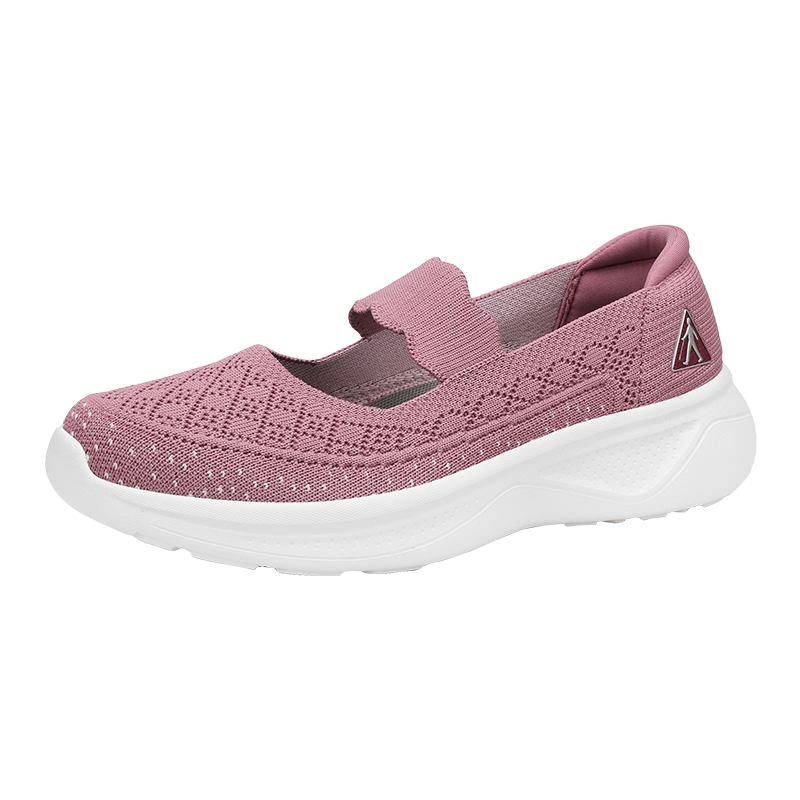 Zulijian Non-Slip Elderly Shoes for Women, 2026 Middle-Aged And Elderly Slip-On Casual Canvas Shoes, Versatile Mesh Breathable Mom Shoes