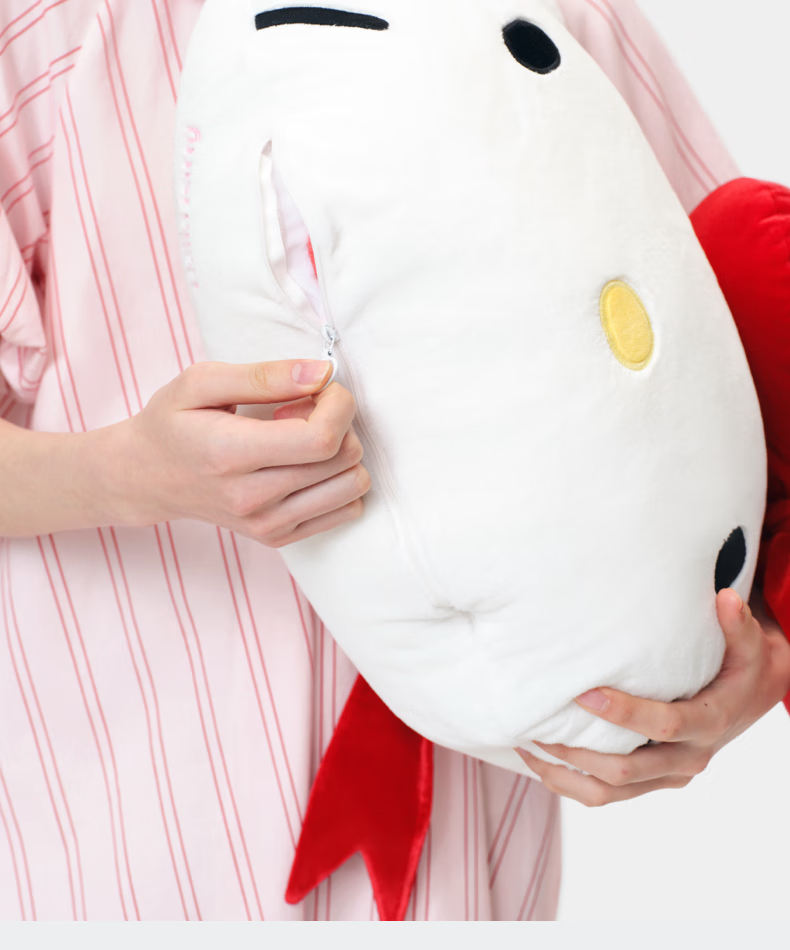 TBH Sanrio Hello Kitty Two-In Flannel Pillow Blanket Air Conditioning Throw Nap Blanket Car Backrest Pillow Blanket 4