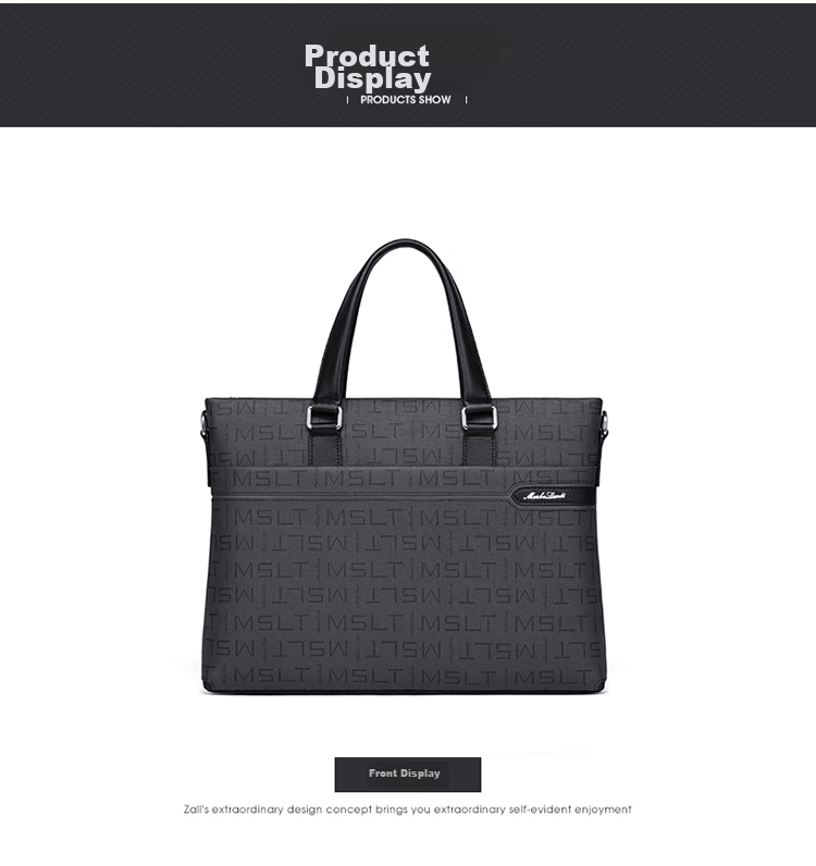 MashaLanti Men's Business Briefcase, Large Capacity Office Handheld Laptop Bag, High-End Practical Father's Day Gift 14
