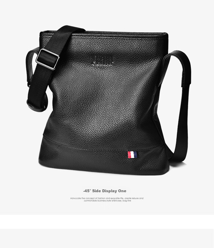 Pabojoe Men's Handbag, Shoulder Bag, Crossbody Bag, Top-Grain Leather, Soft And Fashionable Sports Bag for Men, Vertical Style, Birthday Gift for Husband 13
