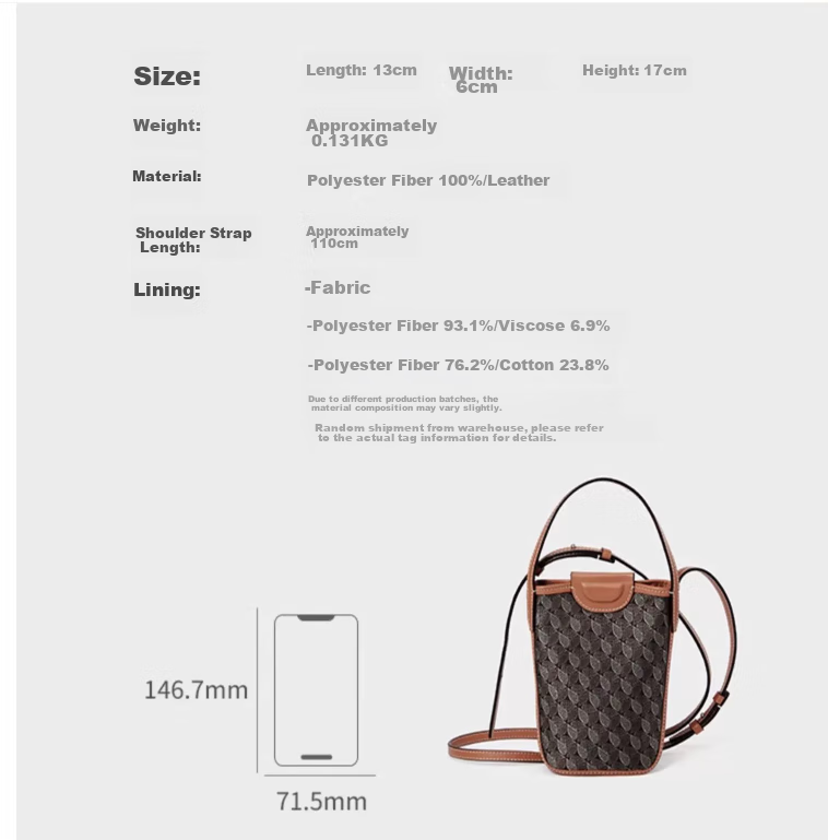 DISSONA Lucky Charm Bag, Women's Handbag, Shoulder Crossbody Bag, Tote Bucket Bag, Small Purse 5