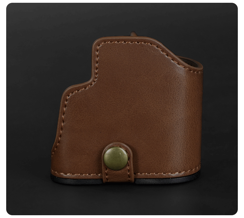BIAZE Fuji XS20 Protective Case Base Leather Cover Accessory, Camera Bag Portable Protective Shell, Non-Slip Wear-Resistant Base, with Hand Strap XJ11 4