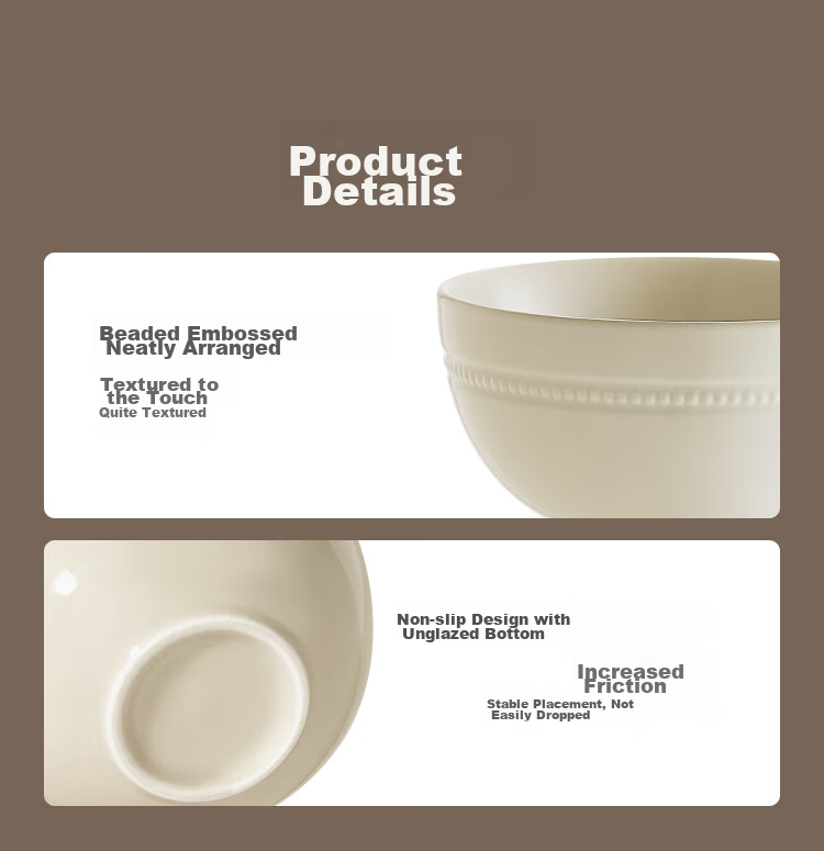 JD Jingzao Complete Dinnerware Set Ceramic Sea Sound 62-Piece Bowl and Plate Set Housewarming Gift 10