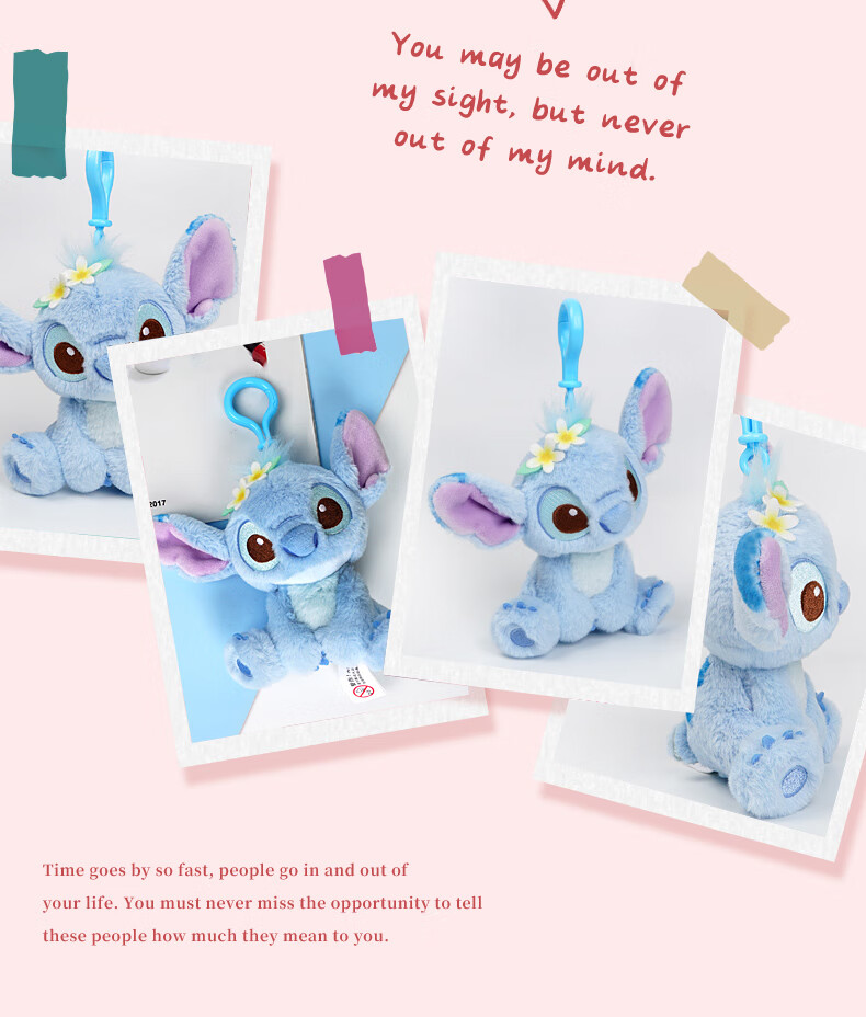 Disney Stuffed Animal Keychain Pendant Toy Backpack Plush Doll Birthday Gift for Girls And Boys, Stylish Souvenir 10