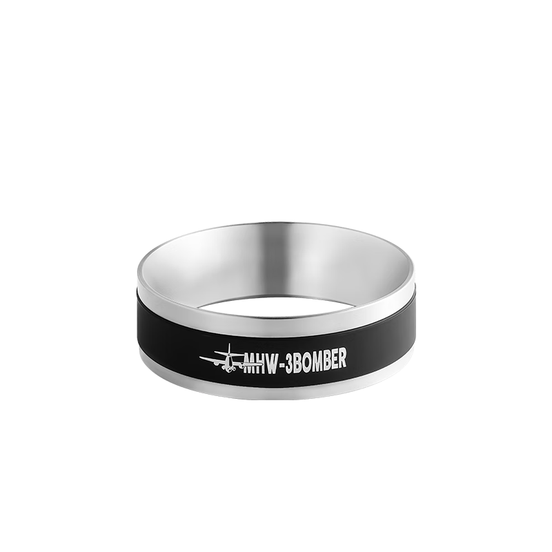 MHW-3BOMBER Magnetic Tamping Ring for Espresso Machines, 58mm, External Card-Style Coffee Grounds Ring with Anti-Splash Desig