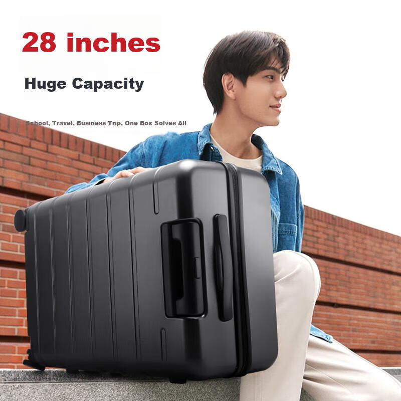 CROSSGEAR Swiss Luggage, Large Capacity 30-Inch Suitcase, Trolley Case for Men And Women, Business Travel Password Lock, International Travel Leather Suitcase for Study Abroad