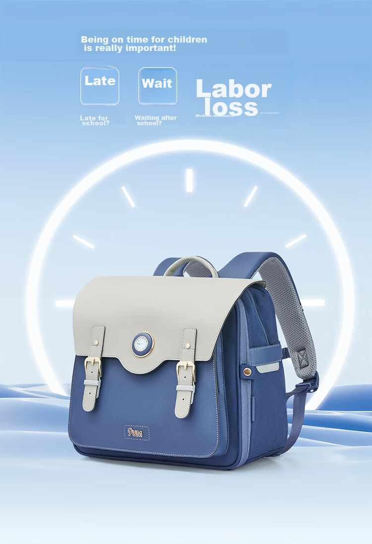 9UM Schoolbag for Primary School Students Grades 1-4, Boys And Girls, Lightweight with Safety Air Cushion, Children's Cambridge Bag U2174 Classic Brow 5