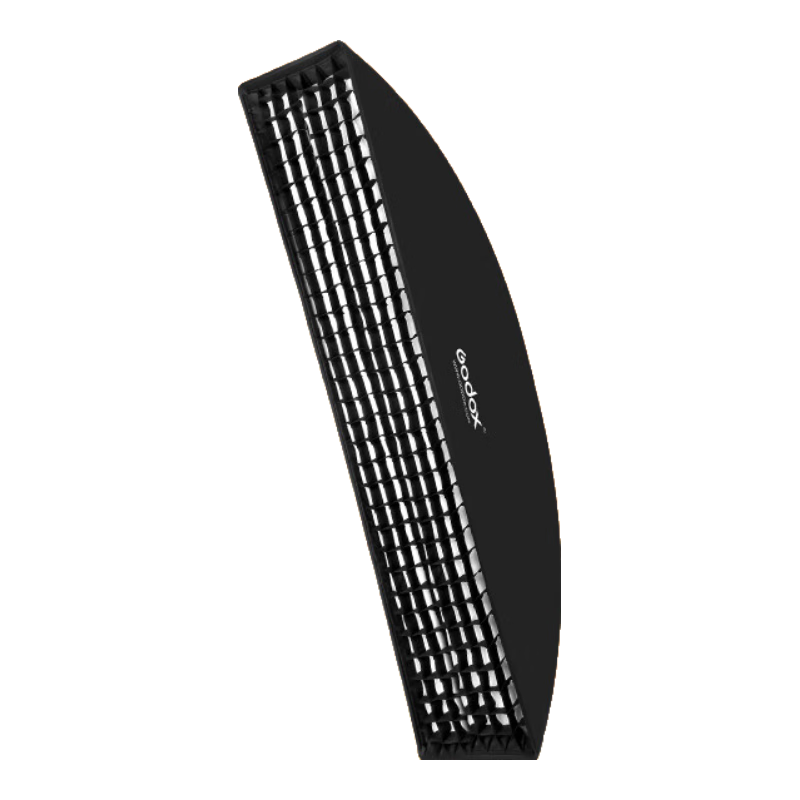 Godox 35*160cm Rectangular Square Grid Softbox Light Diffusion Cover, Compatible with Live Streaming Fill Light, Photography Light, Flash Light, Foldable Portable Softbox with Grid