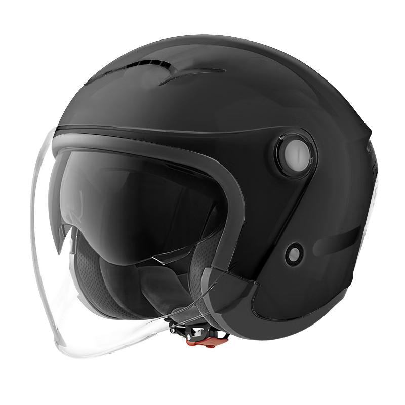 Two Little Bees New National Standard 3C Certified Electric Motorcycle Warm Helmet Class A Unisex Autumn Winter Four Seasons Universal Warm Sun Protection Dual Visor 3/4 Helmet TK18 Removable Liner Sa