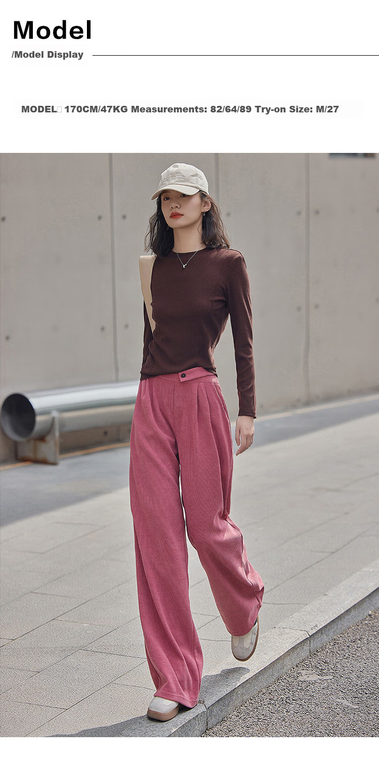 Dme Hollow Design Side Zipper One-Button Sensual Straight-Leg Casual Pants for Women, Black, XL 12