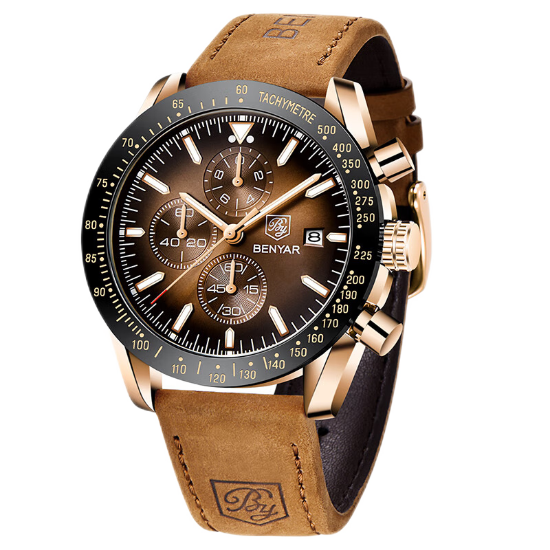 TSAR BOMBA Classic Business Casual Men's Quartz Watch, Versatile Waterproof Watch for Men, Gift for Boyfriend, Student Graduation, Father's Day Present