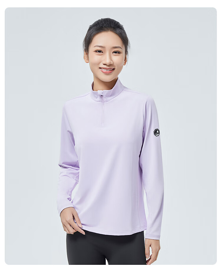 SCALER Outdoor Long-Sleeve T-Shirt for Men, Spring And Summer New Arrival, Ice Rainbow Silk Moisture-Wicking Quick-Dry Simple Running Sports Top for Wome 28