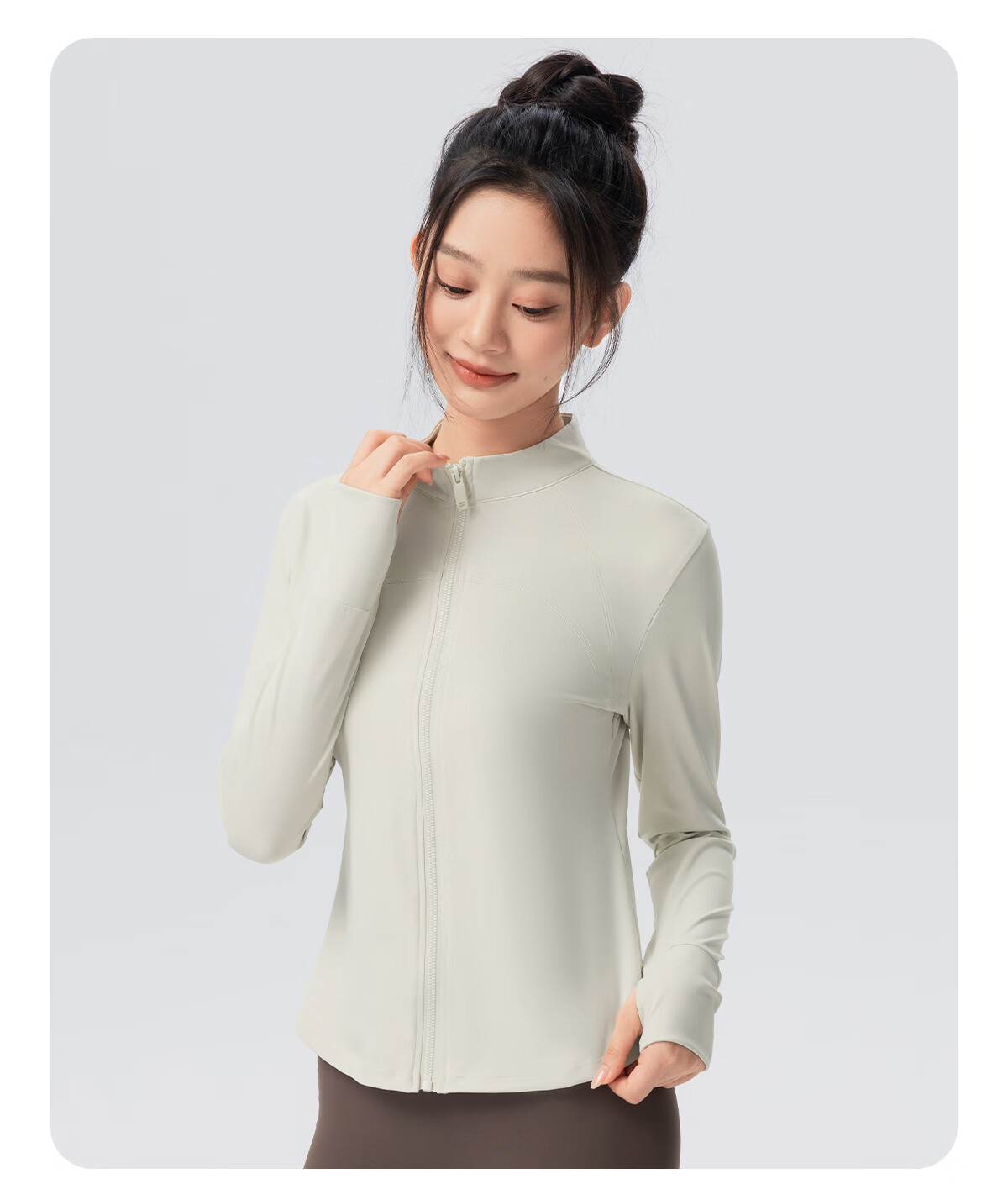 361° Women's Sports Jacket for Spring And Autumn, Running Fitness Wear with High-End Yoga Outfit, Long-Sleeve Athletic Top Coat 12