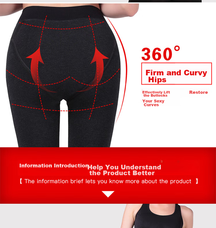 Afandi Thick Warm Pants And Socks for Women, Comfortable Cotton-Like Fleece Slimming Base Layer Leggings And Socks [2024 Fall New Product] 11