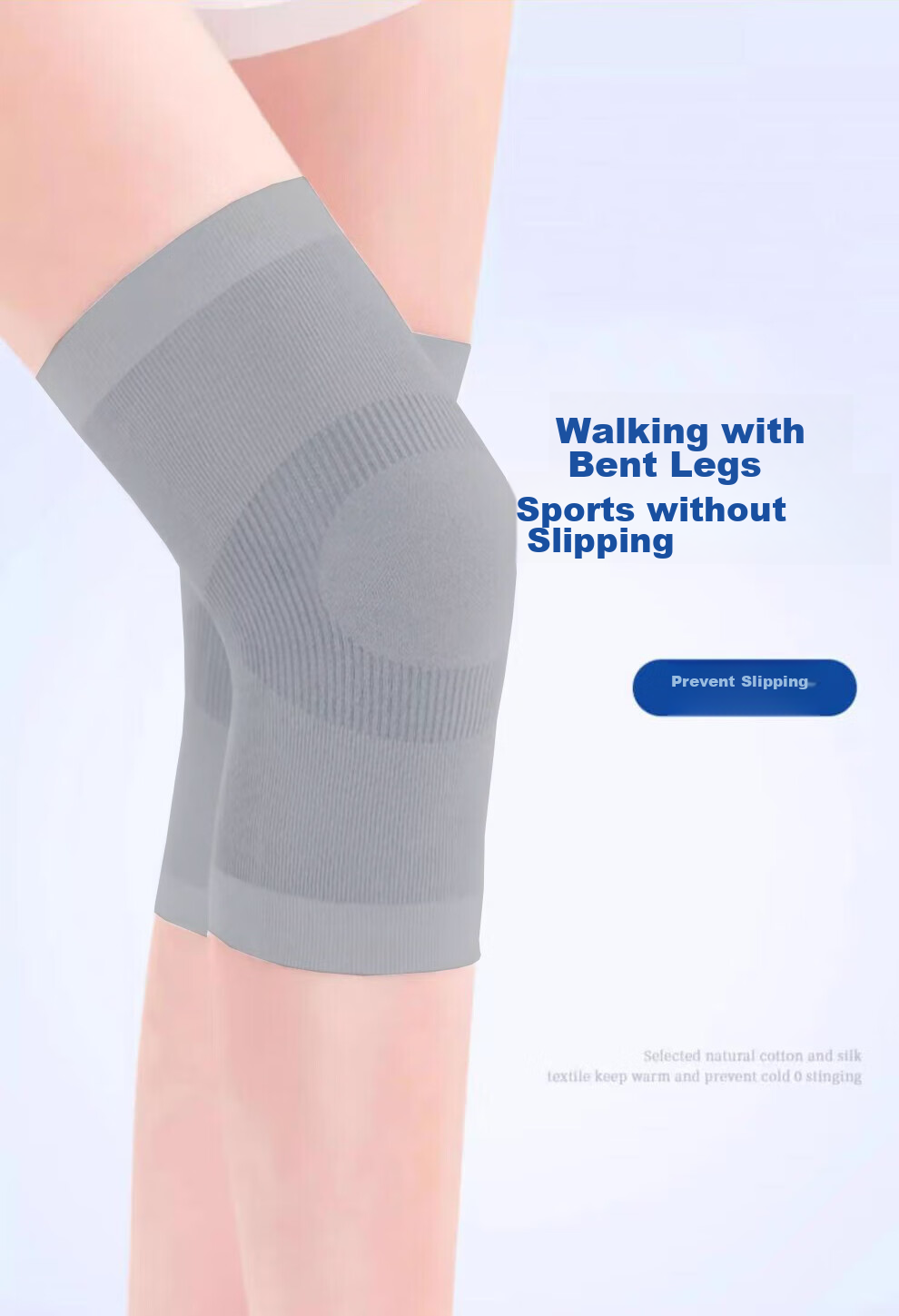 AIRPOP Knee Brace, Summer Thin Warm Style, for Elderly Women, Air Protection, Knee Support, Leg Guard for Cold Legs in Me 7