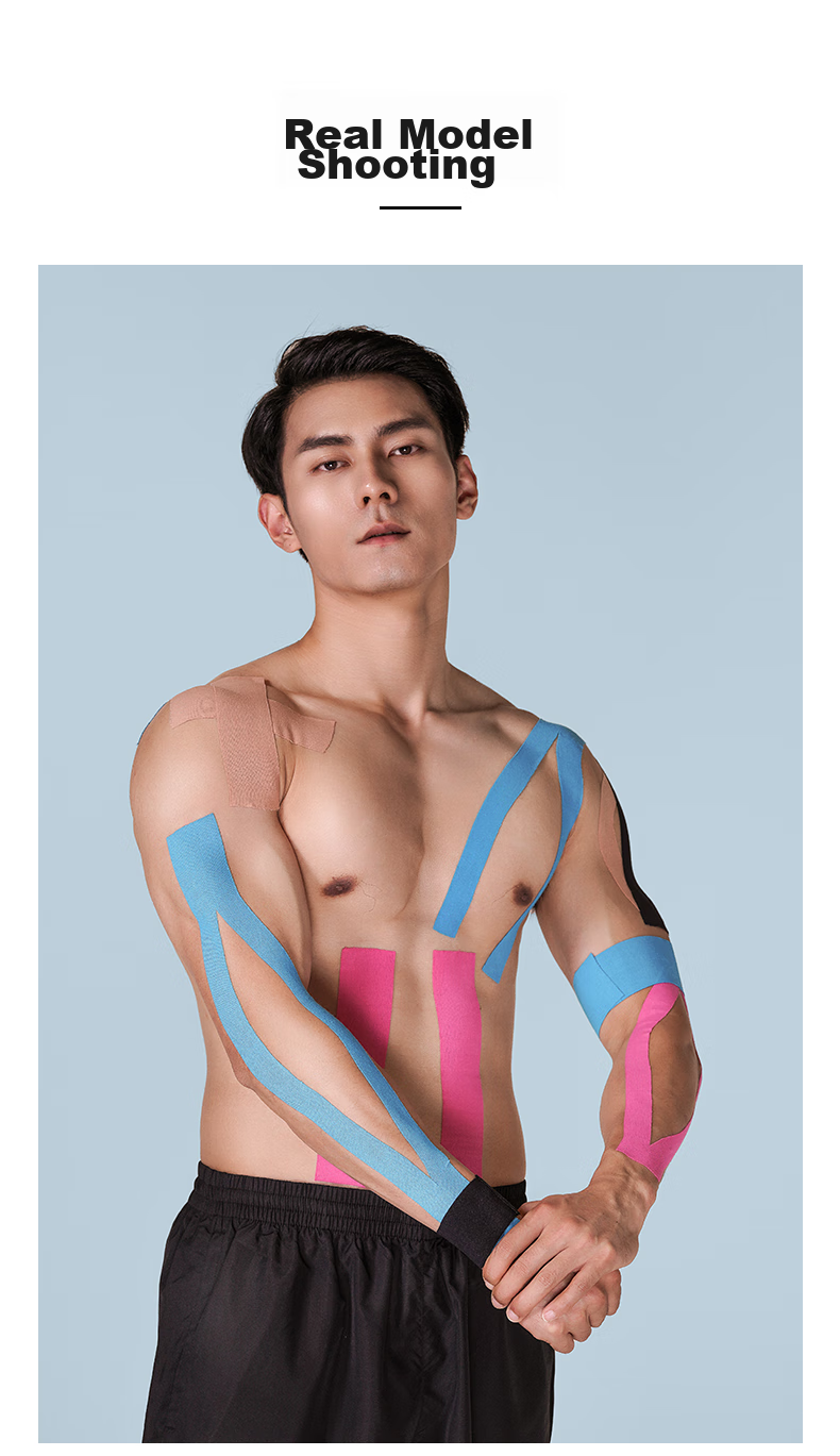 Li-Ning Muscle Tape, Sports Kinesiology Tape, Athletic Ankle Wrap, Rehabilitation Elastic Bandage, Knee Support 19