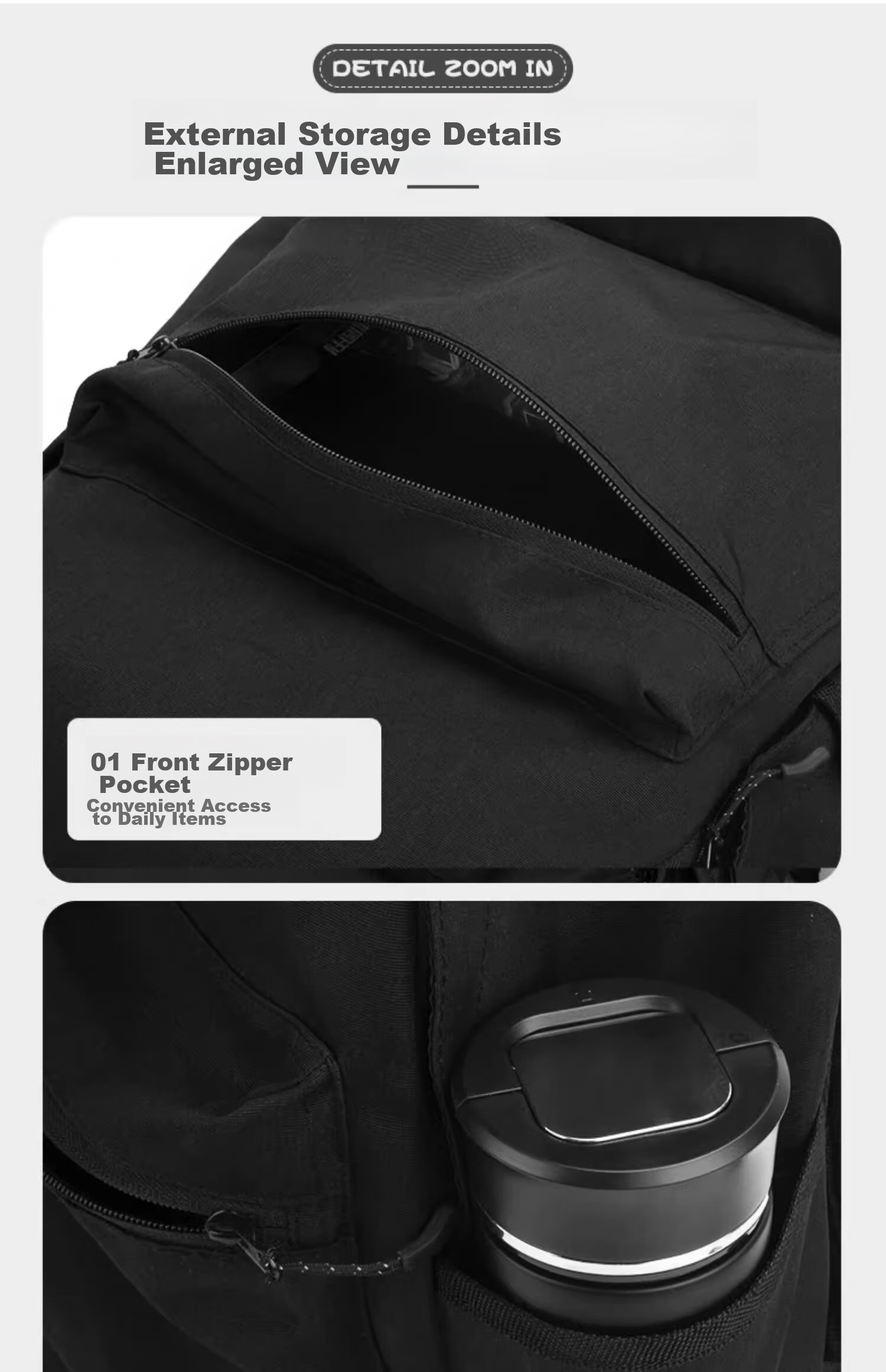Li-Ning Backpack Large Capacity Lightweight Travel Bag for Middle And High School Students, Business Trips, Hiking And Laptop Carrying Black 13