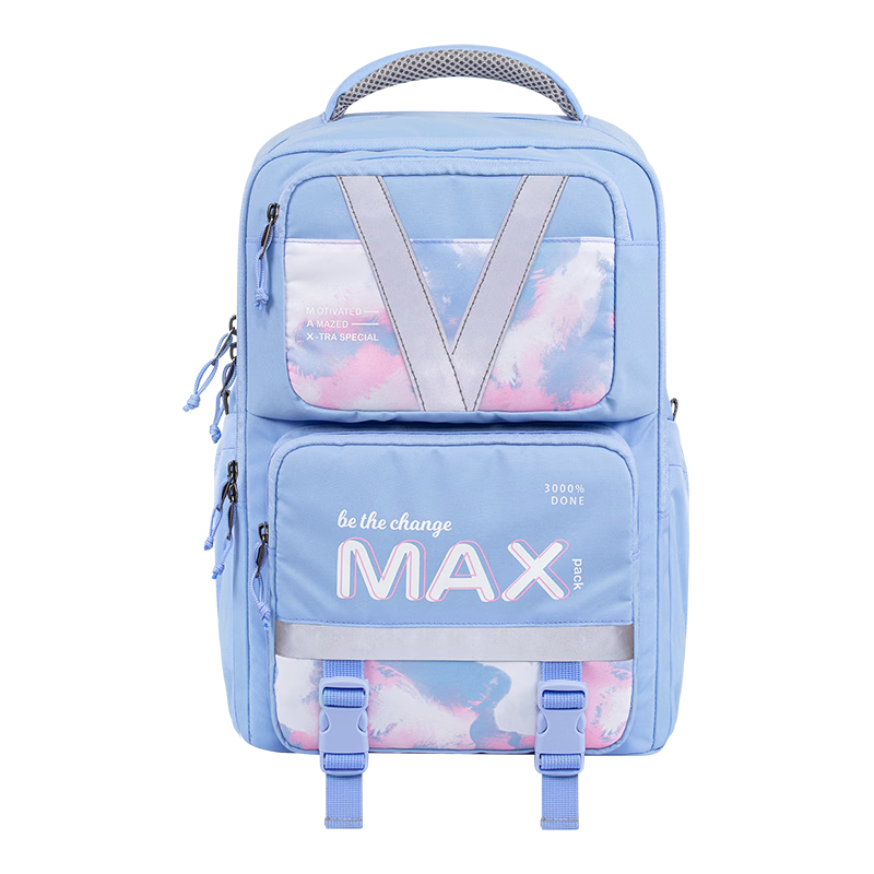 TigerFamily Middle School Backpack for Grades 3-9, Children's Double Shoulder Bag with Spine Protection And Weight Reduction, Suitable for Boys And Girls