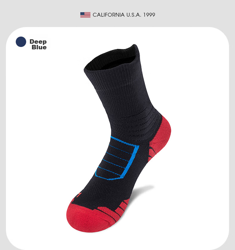 TFO Competition-Grade Outdoor Socks, Durable Breathable Hiking And Mountaineering Socks Sports Socks 2202459 Men's Black And Red L 13