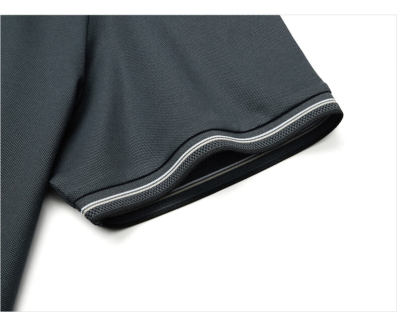 SEVEN [Silk Cotton Blend] Short-Sleeve Polo Shirt with Collar for Men, Spring And Summer Business Casual Men's Top 18
