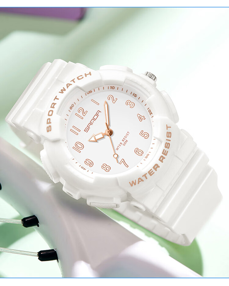 LOUIE JUELEN Student Exam Watch Unisex Waterproof Luminous Silent Quartz Sports Watch for High School, Civil Service, and Graduate Exams 3