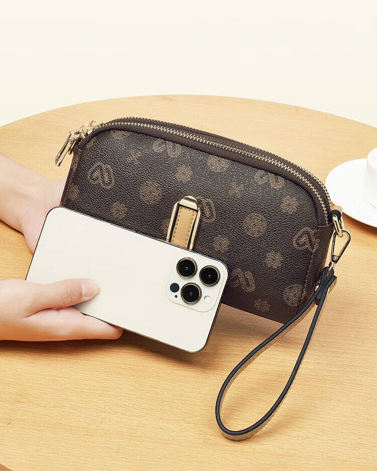 Laorentou Ladies Handbag, Large Capacity, Monogram Shoulder Bag, Crossbody Bag, Phone Pouch, Small Purse, Valentine's Day Gift 4