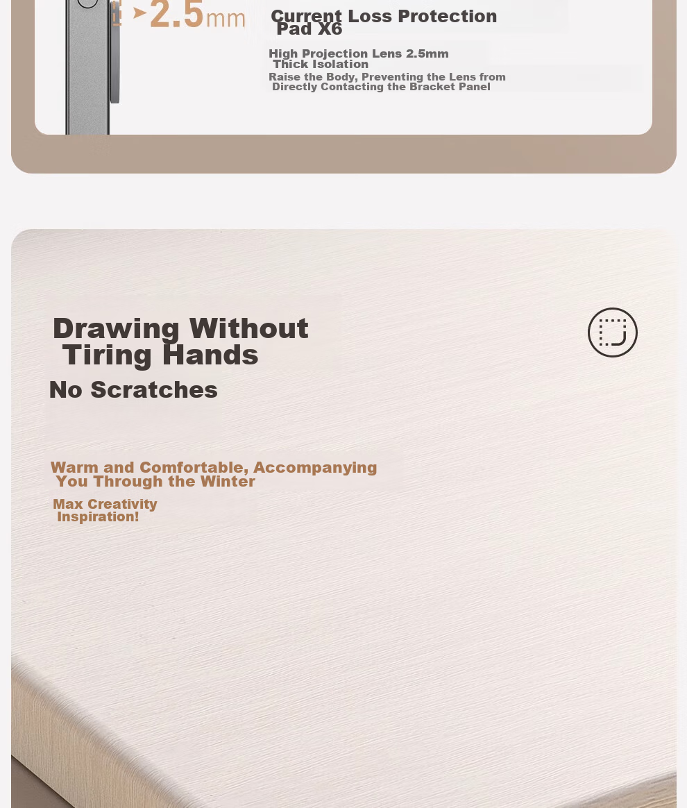 Xiaotian Tablet Stand, IPad Drawing Stand, Wrist Support, Wooden Desktop Drawing Board Stand for 13-Inch IPad Pro, Computer Drawing Board Stand for Painting And Study 12