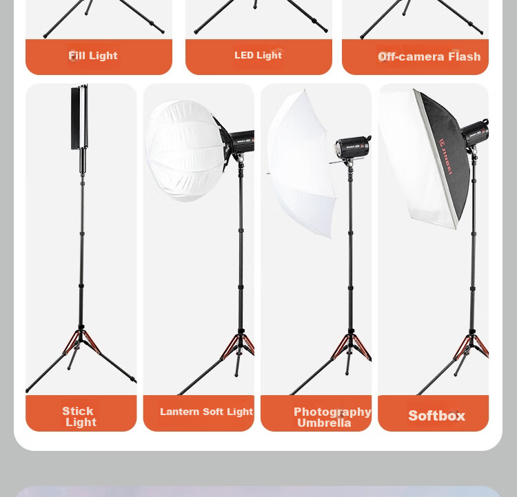 Fotopro TR-02A Portable Reverse Folding Aluminum Alloy Tripod, Photography Studio Stand, Photo LED Host Light Stand, Studio Light Tripod 23
