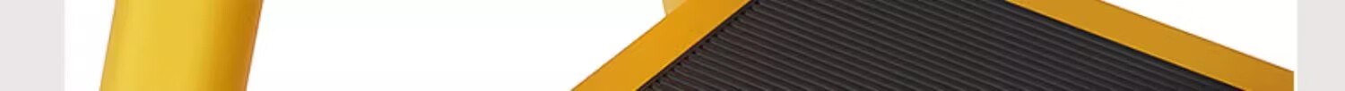 Cenggao Household Folding Ladder with Handrail, Indoor Step Ladder, Lemon Yellow Tool Tray, 5 Steps, 26*38 Tread Ladder 8