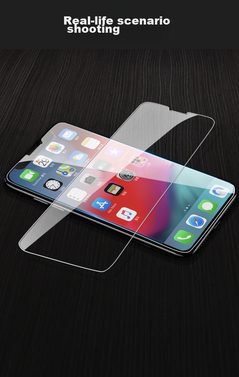 Smorss [2-Pack - HD Film] Tempered Glass Screen Protector for IPhone 11/iPhone XR, Compatible with Apple Xr/Apple 11, Non-Full Screen Universal Glass Protective Film 9