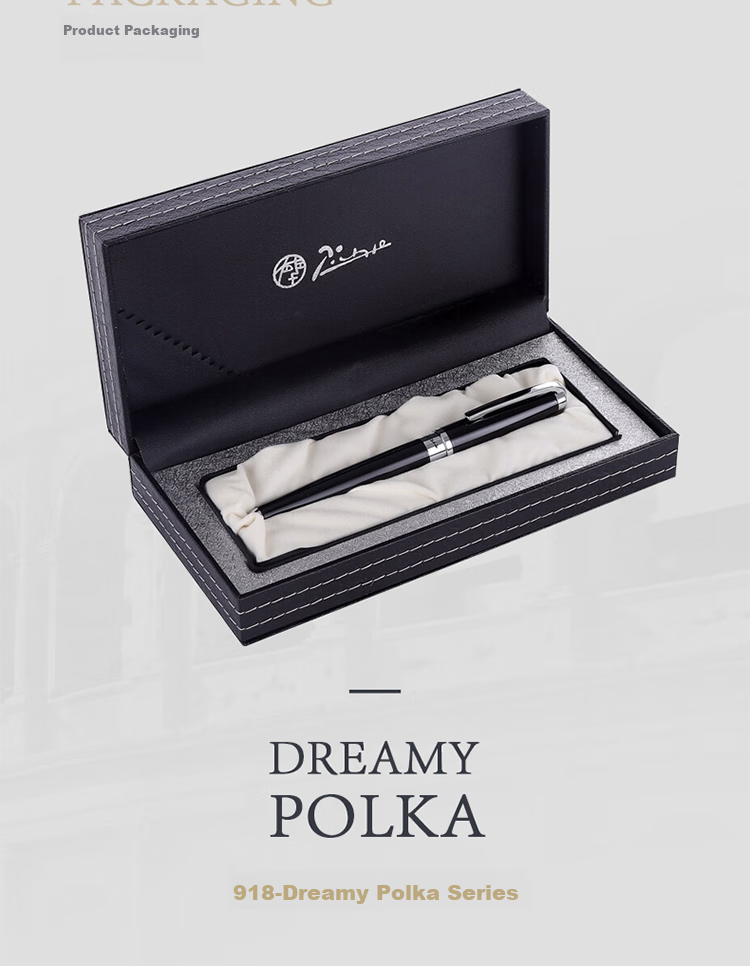 Pimio Signature Pen, Business Office Gift Ballpoint Pen, Adult Signature Pen, Student Handwriting Practice, Mid-Autumn Festival Gift for Men And Women, 0.5mm Gentleman Series 902 Agate Red 9
