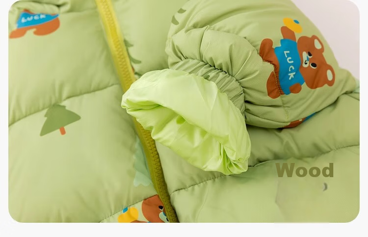 Dudu Kids Boys Thickened Cotton Jacket Baby Winter Coat Children's Cotton-padded Clothes Girls Cotton Coat Toddler Winter Wear Red 90 31
