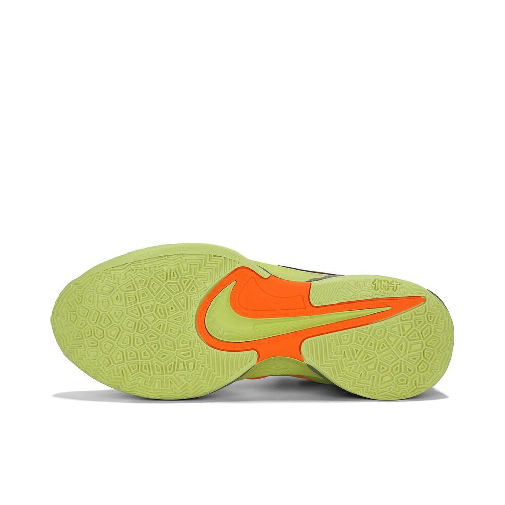 NIKE Men's Basketball Shoes JA 2 EP Cushioned Low-Top Sneakers for Actual Play, FD7327-701 Green Orange 40.5 9