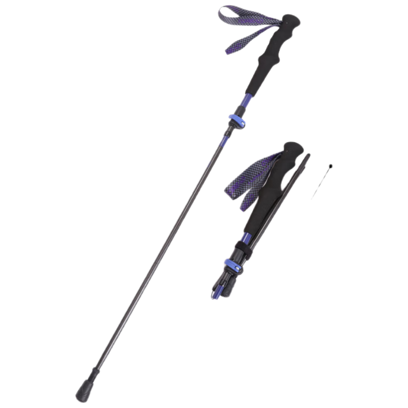 TOREAD Snowfield AIR Carbon Fiber Folding Telescopic Ultra-Light Hiking Trekking Pole Galaxy Purple