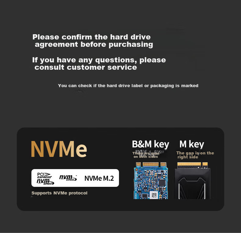 Yottamaster SSD Enclosure USB4 40Gbps M.2 Hard Drive Case Compatible with Thunderbolt 4/3, Suitable for Computers And Laptops, External Hard Drive Enclosure 1
