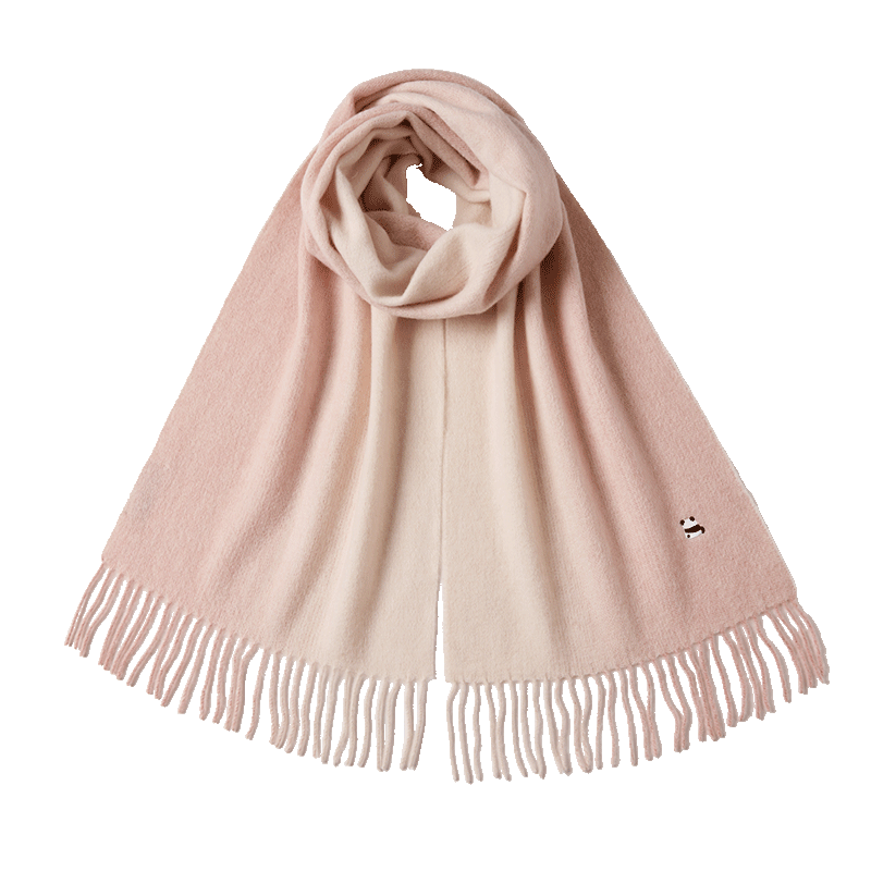 JIUMU Pure Wool Scarf for Women, Autumn And Winter Neck Warmer, Ladies' Warm Shawl, Gift for Women on Mid-Autumn Festival Or Birthday, Gift Box Packaging